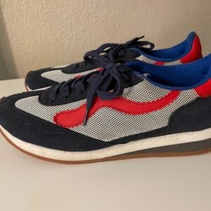 Walsh UK Trainers Sneakers US 5 UK 4 EUR 37 Blue Red Retro